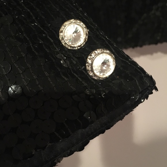 St. Martin Sequin Jacket.  Vintage 1985.  Sz L - Picture 3 of 8